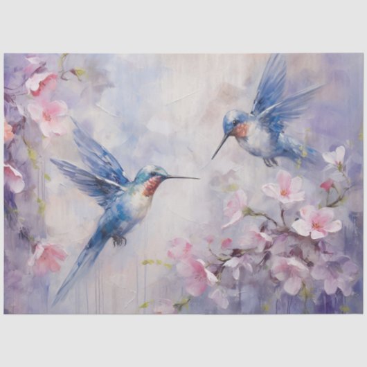 Hummingbird Design Series 8 Seidenpapier (Vorderseite)