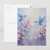 Hummingbird Design Series 9 Postkarte (Vorne/Hinten)