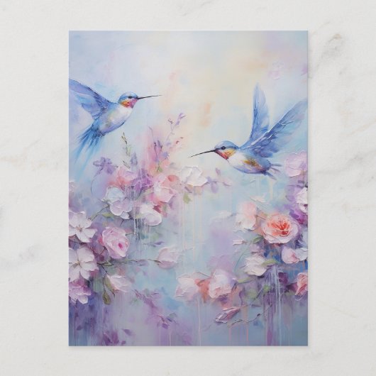 Hummingbird Design Series 9 Postkarte (Vorderseite)