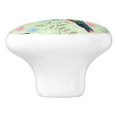 Hummingbird Door Pull Keramikknauf (Seitenansicht)