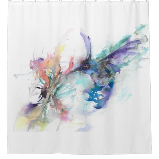 Hummingbird Duschvorhang (Vorderseite)