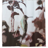 Hummingbird Duschvorhang (Vorderseite)