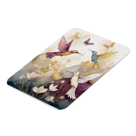 Hummingbird Earthtones Magnet (Linke Seite)
