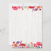 Hummingbird Einladung zum Geburtstag (Rückseite)