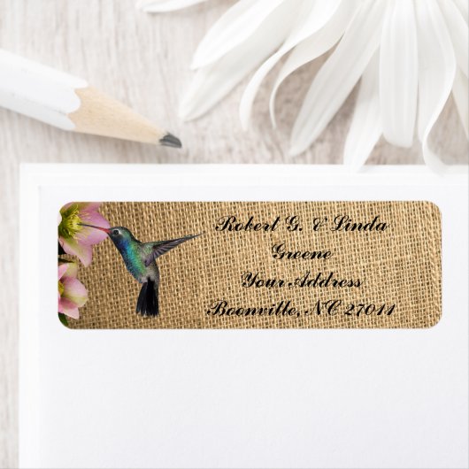 HUMMINGBIRD ETIKETT (Insitu)
