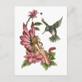 Hummingbird Fairy Postkarte (Vorderseite)