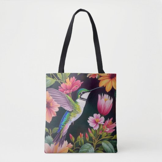 Hummingbird farbenfroh tasche (Vorderseite)