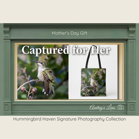 Hummingbird Fine Art Tote Bag Mother's Day Gift Tasche
