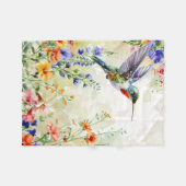 Hummingbird Fleecedecke (Vorderseite (Horizontal))