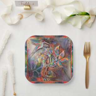 Hummingbird Flight Soft Pastors Art Paper Teller