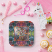 Hummingbird Flight Soft Pastors Art Pappteller (Party)