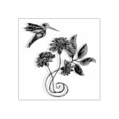 Hummingbird Flight Wood Art Briefmarke Gummistempel (Prägung)