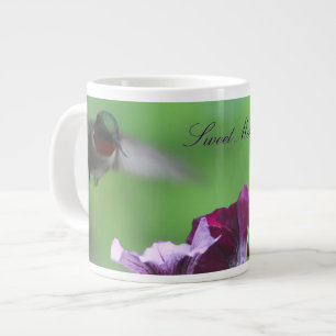 Hummingbird Floral Designer Jumbo-Tasse