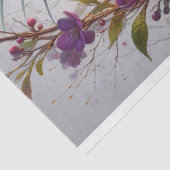 Hummingbird Floral Fauna Decoupage Tissue Paper Seidenpapier (Ausschnitt)