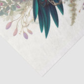 Hummingbird Floral Fauna Dekoupage Seidenpapier (Ausschnitt)