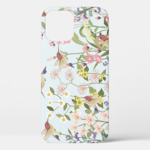 Hummingbird Floral Garden Vintag Illustration Case-Mate iPhone Hülle