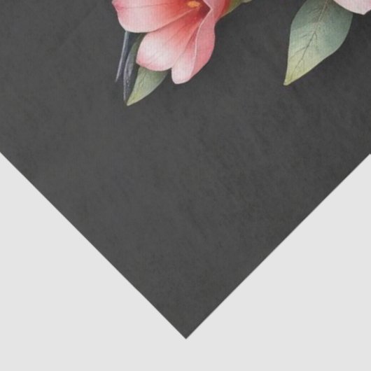 Hummingbird Floral Seidenpapier (Detail)