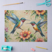 Hummingbird Floral Seidenpapier (Basteln)