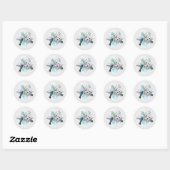Hummingbird Floral Stickers (Blatt)