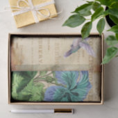 Hummingbird Floral Vintag Decoupage Tissue Paper Seidenpapier (Geschenk)