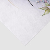 Hummingbird Floral Watercolor Seidenpapier (Detail)