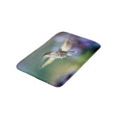 Hummingbird Flying Badematte (Schrägansicht)