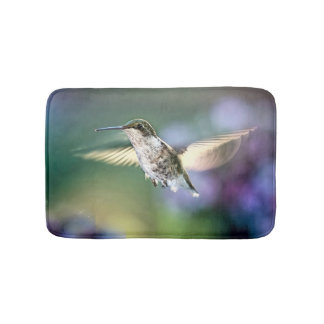 Hummingbird Flying Badematte