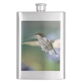 Hummingbird Flying Flachmann (Vorderseite)