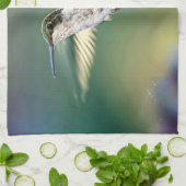 Hummingbird Flying Geschirrtuch (Gefaltet)