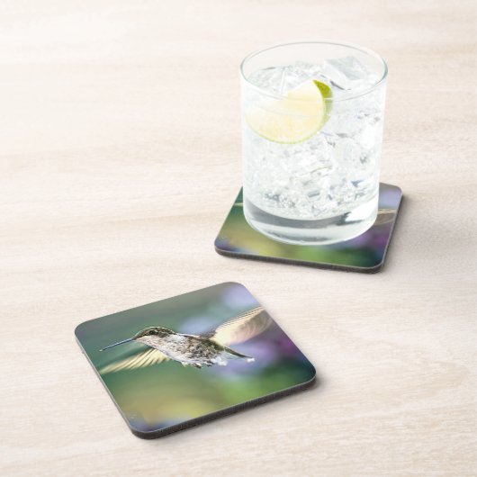 Hummingbird Flying Getränkeuntersetzer (Rechte Seite)