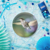 Hummingbird Flying Pappteller (Party)