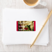 Hummingbird-Foto Adressaufkleber (Insitu)