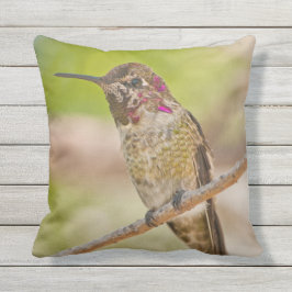 Hummingbird Foto Außenwirbelkissen Kissen