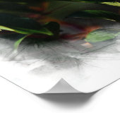 Hummingbird-Foto mit Hafez-Zitat Poster (Ecke)