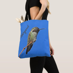 Hummingbird Foto Nature Lover Kleiner farbenfroher Tasche