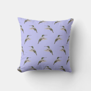 Hummingbird Frenzy Pillow (Lilac) Kissen