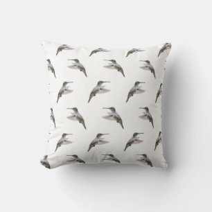 Hummingbird Frenzy Pillow (weiß) Kissen