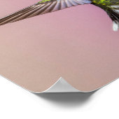 Hummingbird Fuchsia Foto Poster (Ecke)