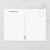 Hummingbird fütternd Postkarte (Rückseite)