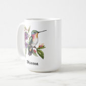 Hummingbird Garden Blume Springtime Kaffeetasse (Vorderseite Links)