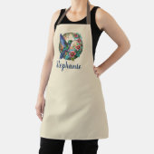 Hummingbird Garden Floral Personalized Apron Schürze (InSitu)