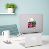 Hummingbird Garten Aufkleber (Laptop auf Schreibtisch)