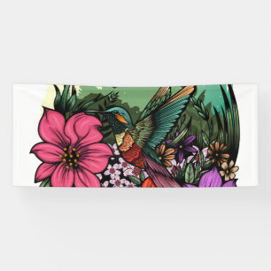 Hummingbird Garten Banner