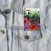 Hummingbird Garten Button (Insitu)