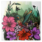 Hummingbird Garten Fliese (Vorderseite)