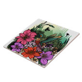 Hummingbird Garten Fliese (Seite)