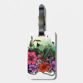 Hummingbird Garten Gepäckanhänger (Rückseite vertikal)