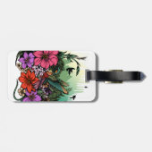 Hummingbird Garten Gepäckanhänger (Rückseite horizontal)