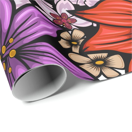 Hummingbird Garten Geschenkpapier (Rolleneckpunkt)