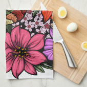 Hummingbird Garten Geschirrtuch (Viertel Falte)